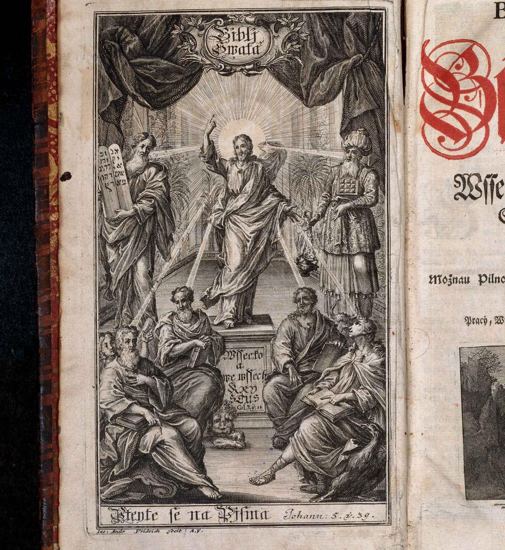 Böhmische Bibel Titelkupfer