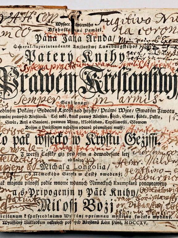 Arndt Fünf Bücher vom wahren Christentum